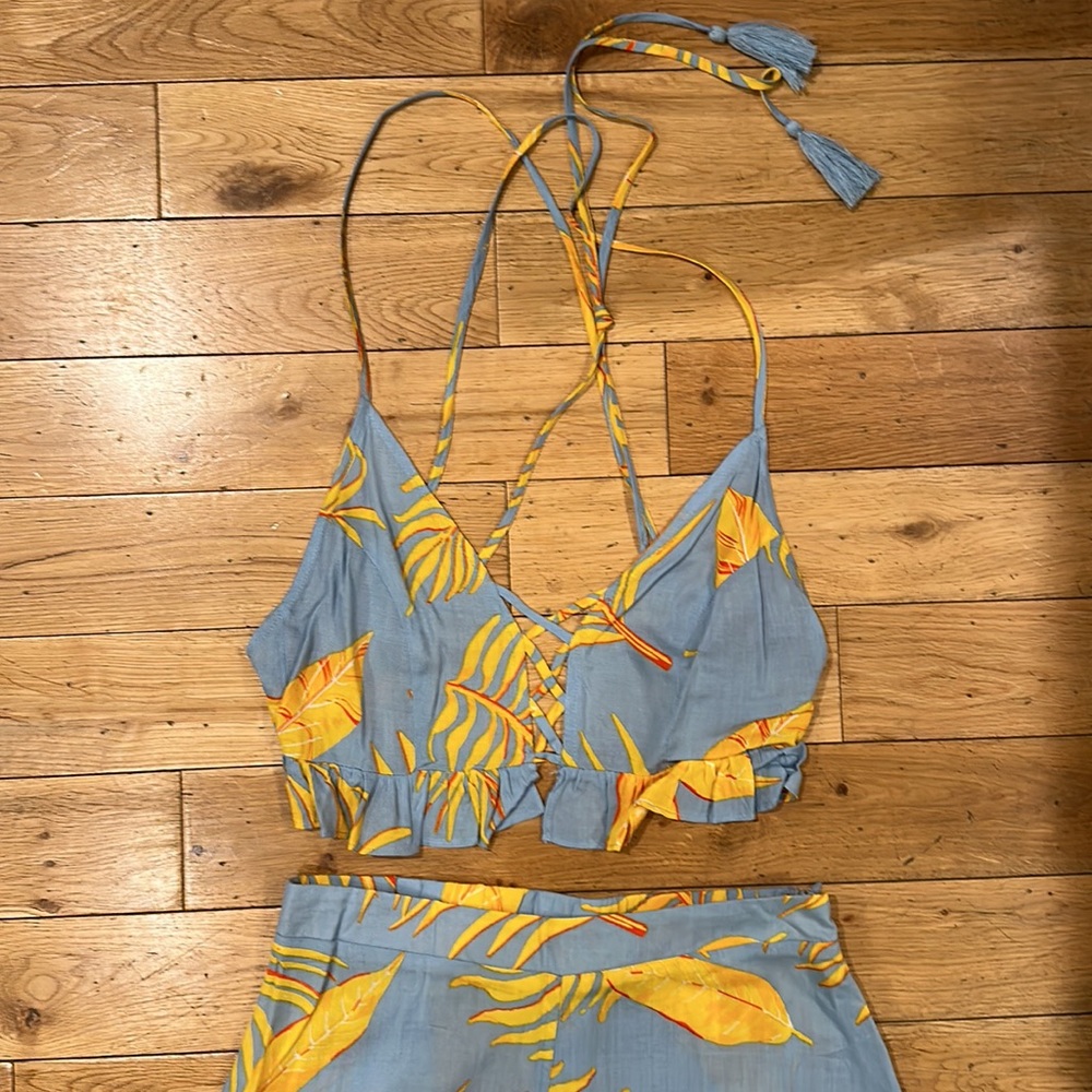 Open back palm leaf set - Picture 3 of 7